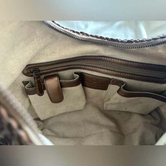 Cole Haan Sierra Open Weave Leather Purse - Picture 12 of 13